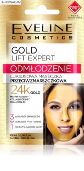 Eveline Cosmetics Gold Lift Expert verjüngende Maske 3 in1