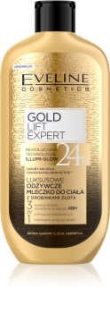 Eveline Cosmetics Gold Lift Expert maitinamasis kūno kremas su auksu