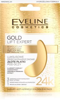 Eveline Cosmetics Gold Lift Expert maschera occhi contro gonfiori e occhiaie