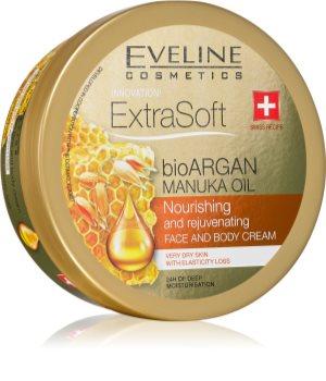 Eveline Cosmetics Extra Soft crème hydratante corps et visage à l'huile d'argan