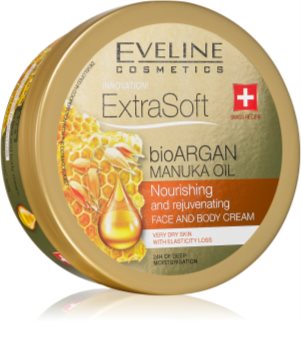 Eveline Cosmetics Extra Soft Hydraterende Crème voor Gezicht en Lichaam  met Arganolie