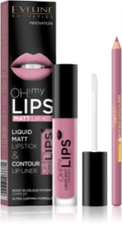 Eveline Cosmetics OH! my LIPS Matt set para labios