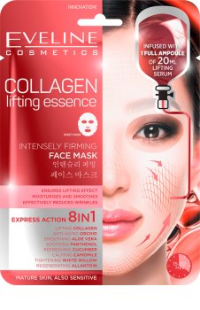 Eveline Cosmetics Sheet Mask Collagen Lifting And Firming Mask With Collagen