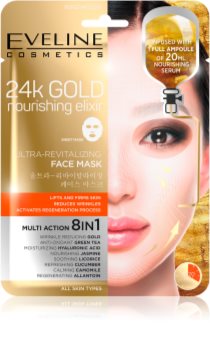 Eveline Cosmetics 24k Gold Nourishing Elixir Løftende maske