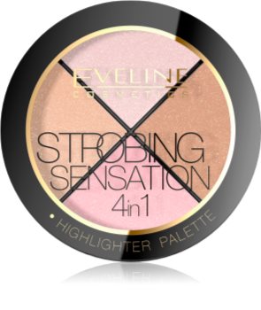 Eveline Cosmetics Strobing Sensation paleta rozjaśniaczy