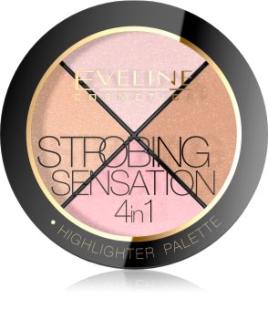 Eveline Cosmetics Strobing Sensation paletka rozjasňovačů
