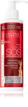 Eveline Cosmetics Extra Soft SOS Handcreme für trockene und beanspruchte Haut mit Pumpe