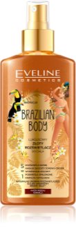Eveline Cosmetics Brazilian Body drėkinamasis kūno purškiklis blizgus