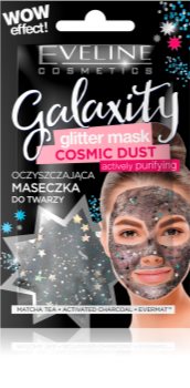 Eveline Cosmetics Galaxity Glitter Mask Reinigungsmaske mit Glitzerteilchen