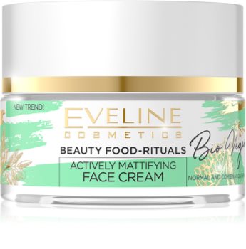 Eveline Cosmetics Bio Vegan normalisierende und mattierende Tages - und Nachtcreme