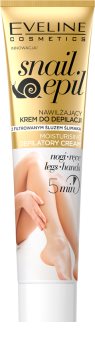 Eveline Cosmetics Snail Epil creme depilatório hidratante com extrato de baba de caracol
