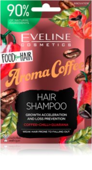 Eveline Cosmetics Food for Hair Aroma Coffee wzmacniający szampon do przerzedzonych włosów z tendencją do wypadania