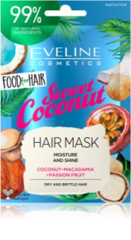 Eveline Cosmetics Food for Hair Sweet Coconut Masca hidratanta par