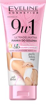 Eveline Cosmetics Sensitive espuma cremosa de barbear para pele sensível