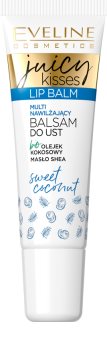 Eveline Cosmetics Juicy Kisses Coconut výživný balzám na rty s kokosem