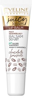 Eveline Cosmetics Juicy Kisses Chocolate baume à lèvres nourrissant au beurre de cacao