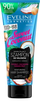 Eveline Cosmetics Food for Hair Sweet Coconut shampoo idratante per capelli delicati e normali