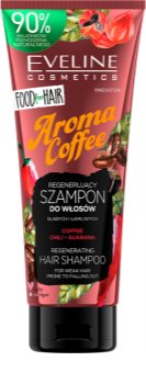 Eveline Cosmetics Food for Hair Aroma Coffee energetyzujący szampon dla delikatnych, przerzedzonychi łamliwych włosów