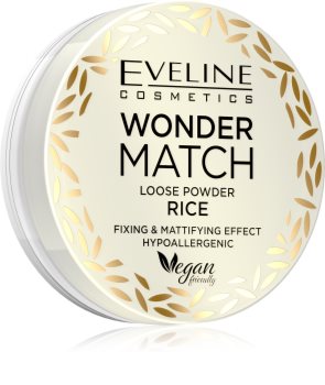 Eveline Cosmetics Wonder Match transparentní fixační pudr pro matný vzhled