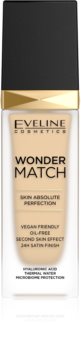 Eveline Cosmetics Wonder Match fond de teint liquide longue tenue à l'acide hyaluronique