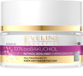 Eveline Cosmetics Bio Bakuchiol Multikorrekciós nappali krém az öregedés jelei ellen 70+