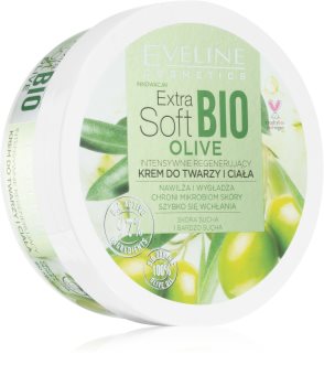 Eveline Cosmetics Extra Soft Bio Olive maitinamasis veido ir kūno kremas sausai odai