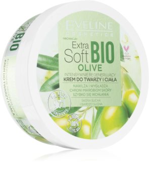 Eveline Cosmetics Extra Soft Bio Olive nährende Creme für Gesicht & Körper für trockene Haut
