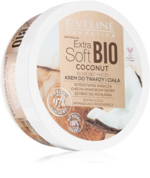 Eveline Cosmetics Extra Soft Bio Kokos Maitinamasis kūno kremas  sausai ir labai sausai odai