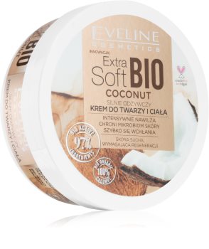 Eveline Cosmetics Extra Soft Bio Kokos Voedende Bodycrème voor Droge tot Zeer Droge Huid