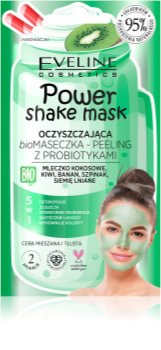 Eveline Cosmetics Power Shake masca e curatare si peeling cu probiotice