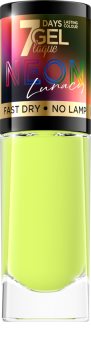 Eveline Cosmetics 7 Days Gel Laque Neon Lunacy neonfarbener Nagellack