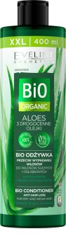 Eveline Cosmetics Bio Organic Natural Aloe Vera hajhullás elleni sampon aleo verával