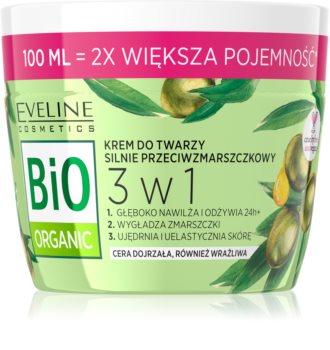 Eveline Cosmetics Bio Organic 3 in 1 crema tonifianta antirid