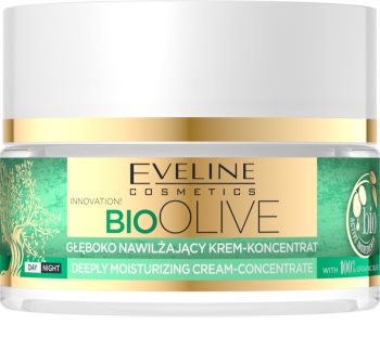Eveline Cosmetics Bio Olive tiefenwirksame feuchtigkeitsspendende Creme mit  Olivenöl