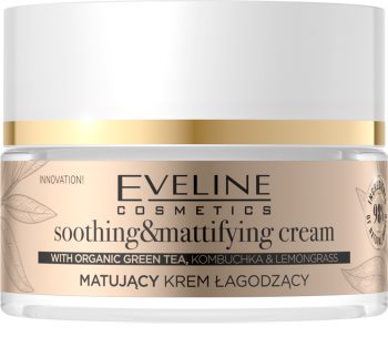 Eveline Cosmetics Organic Gold lekki krem matujący z zieloną herbatą