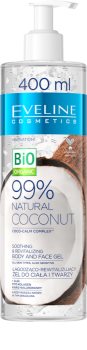 Eveline Cosmetics Bio Organic Natural Coconut Rauhoittava Geeli Herkälle Iholle