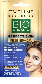 Eveline Cosmetics Perfect Skin Bio Olive Oil masque de nuit revitalisant visage à l'huile d'olive