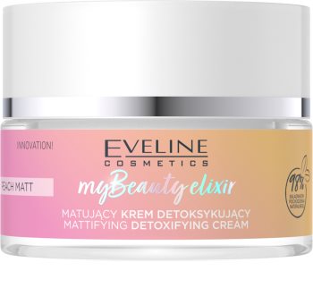 Eveline Cosmetics My Beauty Elixir Peach Matt Detox-Creme mit Matt-Effekt