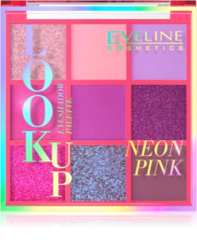 Eveline Cosmetics Look Up Neon Pink Øjenskygge palette