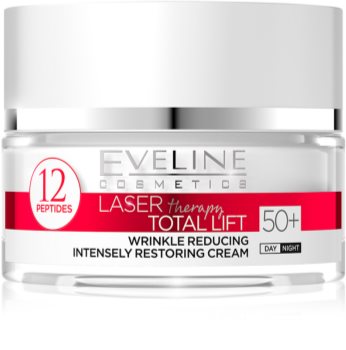 Eveline Cosmetics Laser Therapy Total Lift crème jour et nuit anti-rides 50+