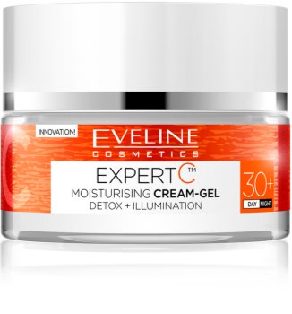 Eveline Cosmetics Expert C gel creme hidratante para o dia e noite 30+