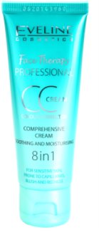 Eveline Cosmetics Face Therapy crema CC calmanta si hidratanta 8 in 1