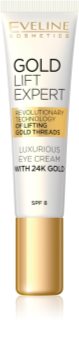 Eveline Cosmetics Gold Lift Expert crema di lusso per occhi e palpebre con oro a 24 carati