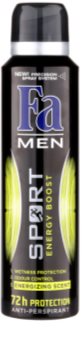 Fa Men Sport Energy Boost antitranspirante en spray