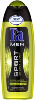 Fa Men Sport Energy Boost gel de duche para rosto, corpo e cabelo