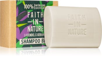 Faith In Nature Lavender & Geranium shampoo solido organico con lavanda