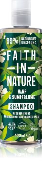 Faith In Nature Hemp & Meadowfoam megújító sampon normál és száraz hajra