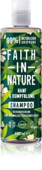 Faith In Nature Hemp & Meadowfoam shampoo ricostituente  per capelli normali e secchi