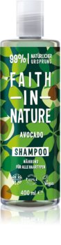 Faith In Nature Avocado shampoing traitant pour tous types de cheveux