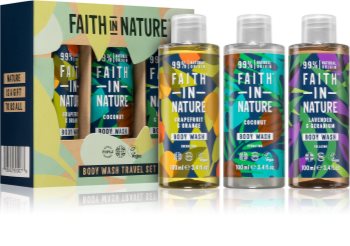Faith In Nature Body Wash Travel Set Travel-set (voor in de Douch)